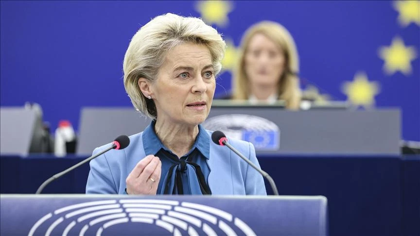 Chủ tịch Ủy ban châu Âu Ursula von der Leyen. Ảnh: RT