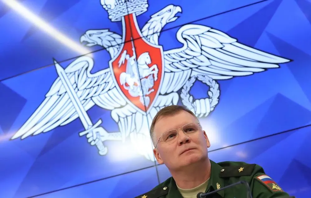 Phát ngôn viên Bộ Quốc phòng Nga Igor Konashenkov. Ảnh: TASS