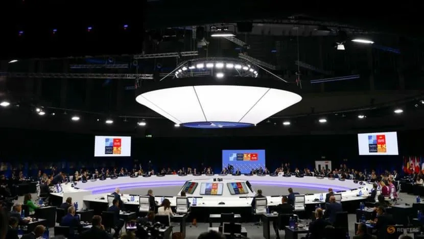 Toàn cảnh Hội nghị thượng đỉnh NATO tổ chức tại Madrid, Tây Ban Nha, ngày 29-6. Ảnh: REUTERS
