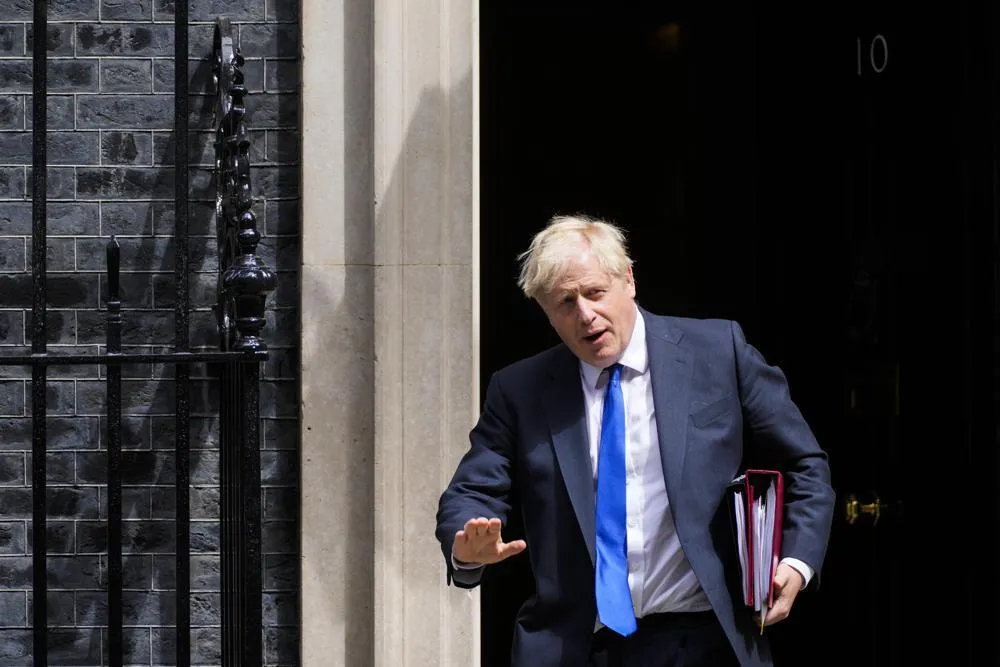 Thủ tướng Anh Boris Johnson. Ảnh: AP