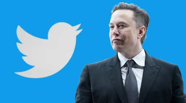 Tỉ phú Elon Musk đứng trước logo nền tảng mạng xã hội Twitter. Ảnh: REUTERS Tỉ phú Elon Musk đứng trước logo nền tảng mạng xã hội Twitter. Ảnh: REUTERS