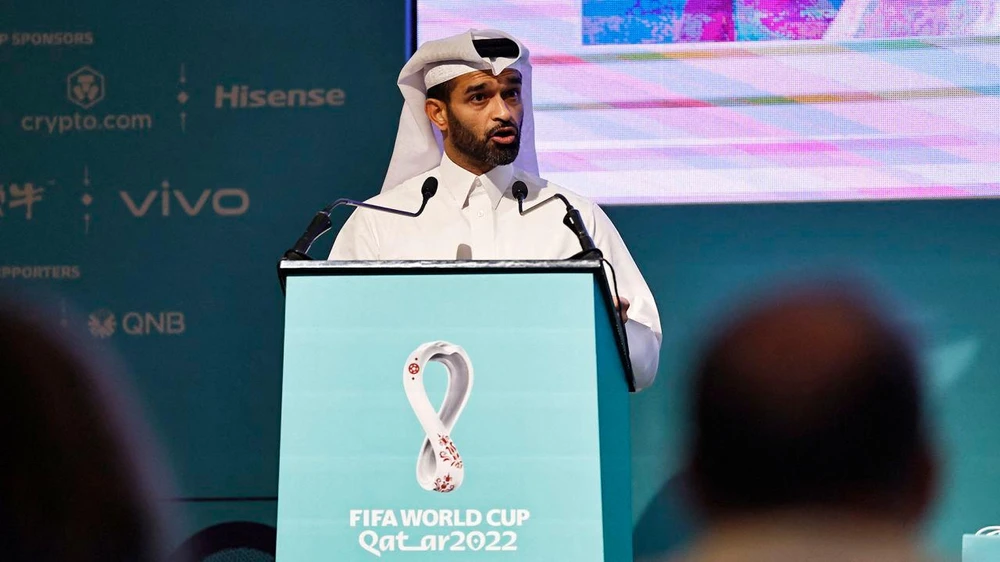 Người đứng đầu công tác tổ chức World Cup tại Qatar - ông Hassan Al-Thawadi. Ảnh: CNN