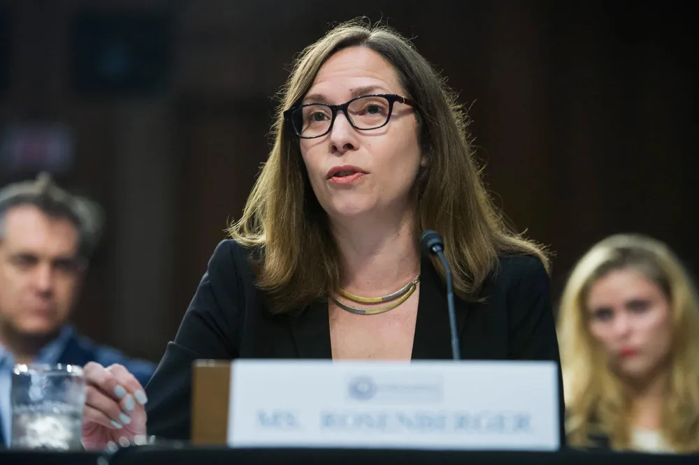 Bà Laura Rosenberger - Giám đốc cấp cao về quan hệ với Trung Quốc thuộc Hội đồng An ninh quốc gia của chính quyền Tổng thống Joe Biden. Ảnh: SCMP Bà Laura Rosenberger - Giám đốc cấp cao về quan hệ với Trung Quốc thuộc Hội đồng An ninh quốc gia của chính quyền Tổng thống Joe Biden. Ảnh: SCMP