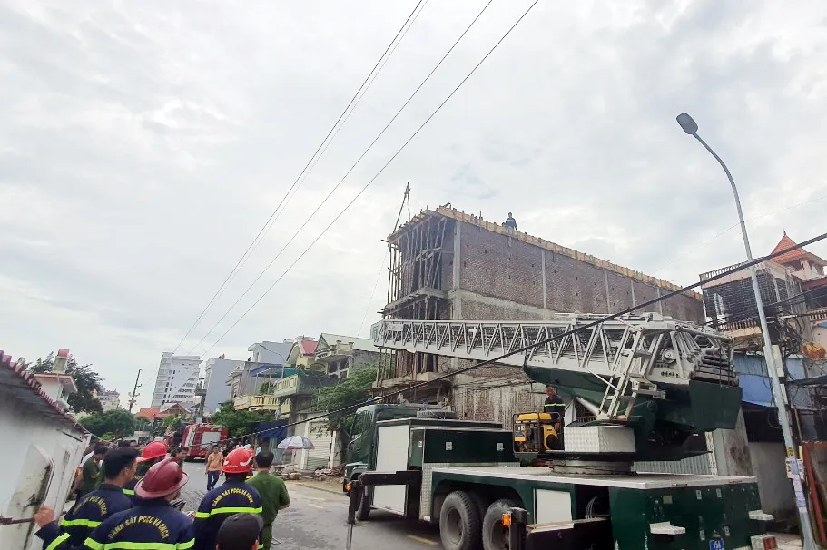 Hiện trường nơi xảy ra sự việc. Ảnh: Anh Vũ