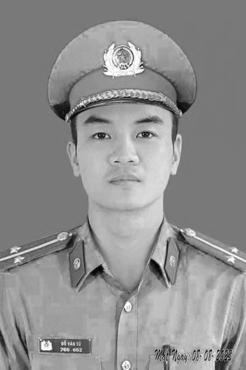 Trung uý Đỗ Văn Tú hy sinh khi còn rất trẻ. Ảnh: Tỉnh đoàn Thái Bình trung-uy-tu3.jpeg