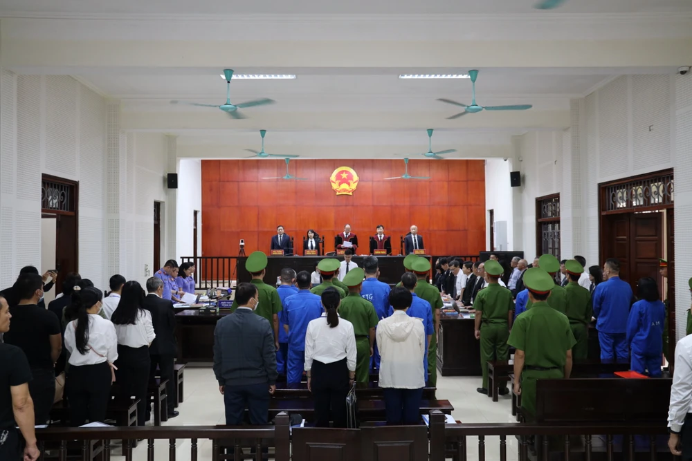 Quang cảnh phiên toà. Ảnh: NGỌC SƠN toa-aic-quang-ninh-1-9057-9295.jpg