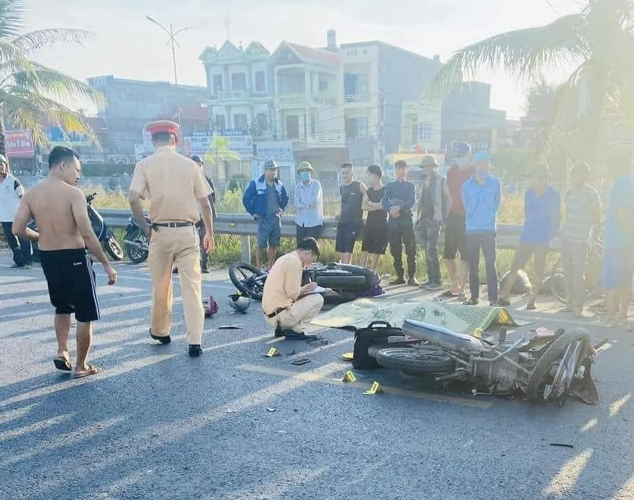Hiện trường vụ tai nạn. Ảnh: CTV tai-nan-vinh-bao.jpg