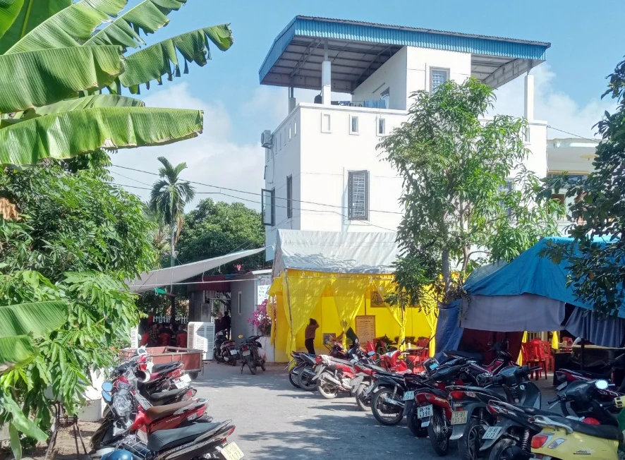 Ngôi nhà nơi xảy ra sự việc nghi do nổ pháo