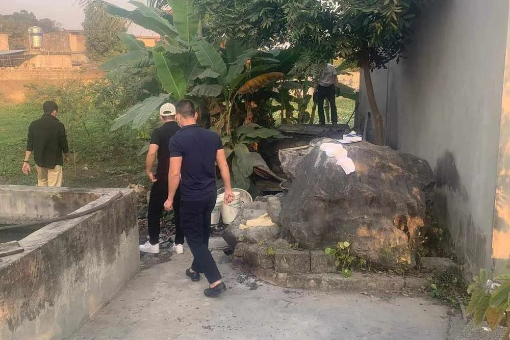 Hiện trường nơi tìm thấy hài cốt của người phụ nữ mất tích 13 năm trước