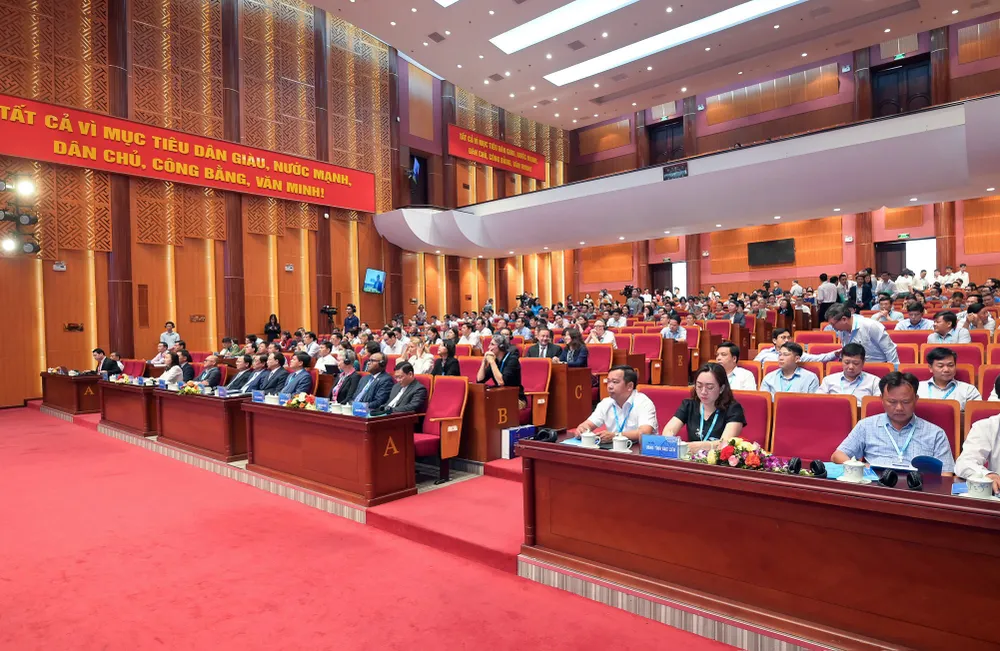 Hội nghị Phát triển bền vững nuôi biển - Nhìn từ Quảng Ninh được tổ chức sáng nay, tại Hạ Long, với sự tham dự của 450 đại biểu