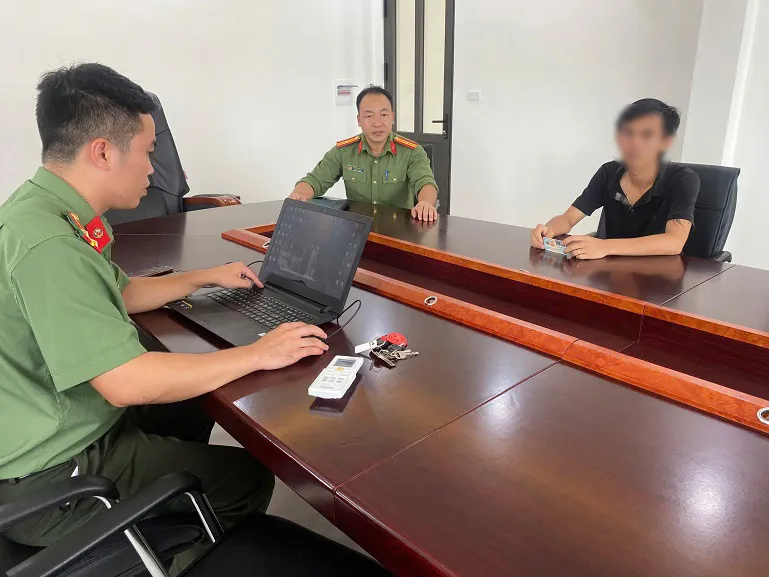 Một người ở Tứ Kỳ (Hải Dương) tung tin Hải Dương vỡ đê bị công an tỉnh Hải Dương triệu tập. Ảnh: CAHD