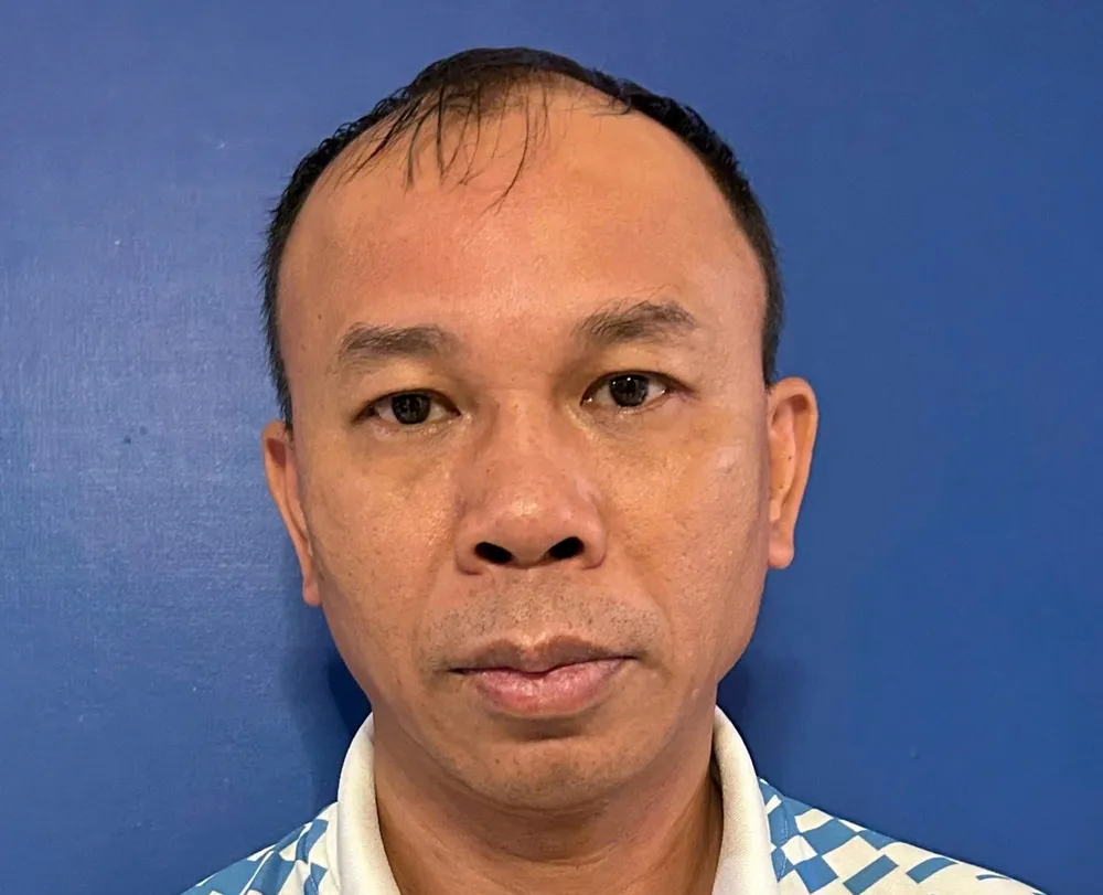 Bùi Đức Bình - Chủ tịch HĐQT hãng xe khách Thanh Long (Hải Phòng) bị khởi tố về tội Giết người, Gây rối trật tự nơi công cộng. Ảnh: CAHP Bùi Đức Bình - Chủ tịch HĐQT hãng xe khách Thanh Long (Hải Phòng) bị khởi tố về tội Giết người, Gây rối trật tự nơi công cộng. Ảnh: CAHP