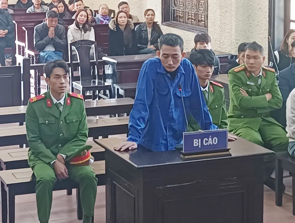 Kẻ cuồng ghen Trần Văn Dương bị tuyên án tử hình. Ảnh: CTV