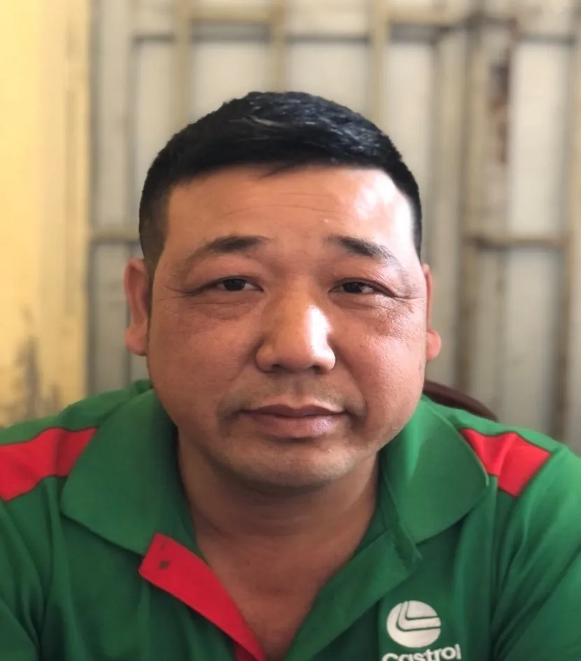 Nguyễn Văn Bôn bị bắt sau hơn 21 năm bị truy nã về hành vi chống người thi hành công vụ. Ảnh: CAQN