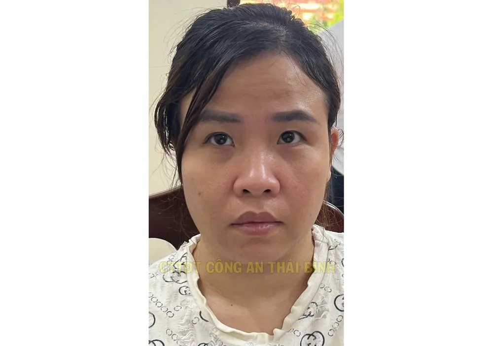 Phạm Thị Liên nói bị lừa bán ra nước ngoài để lừa bạn trai hơn 2,3 tỉ đồng. Ảnh: CATB