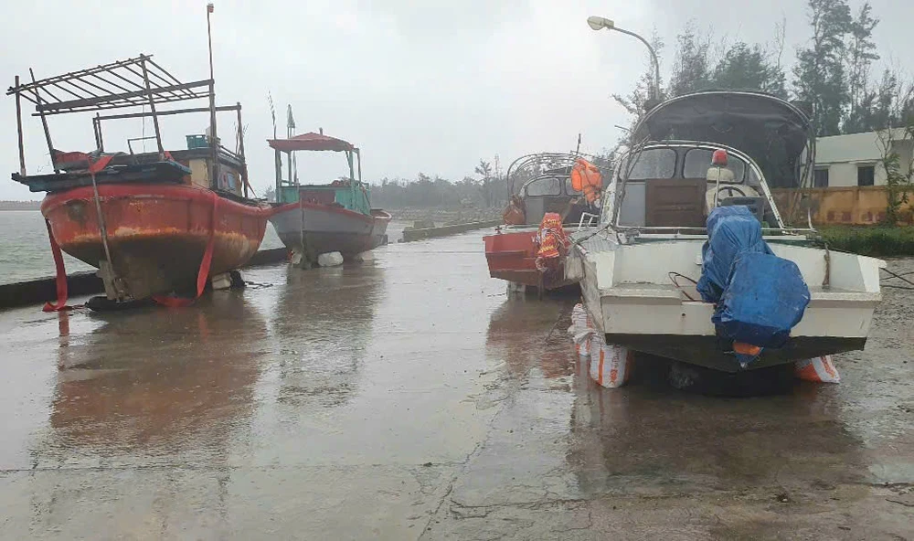 Mưa dần nặng hạt tại đặc khu Bạch Long Vĩ sau khi bão số 3 tiến sát vịnh Bắc Bộ