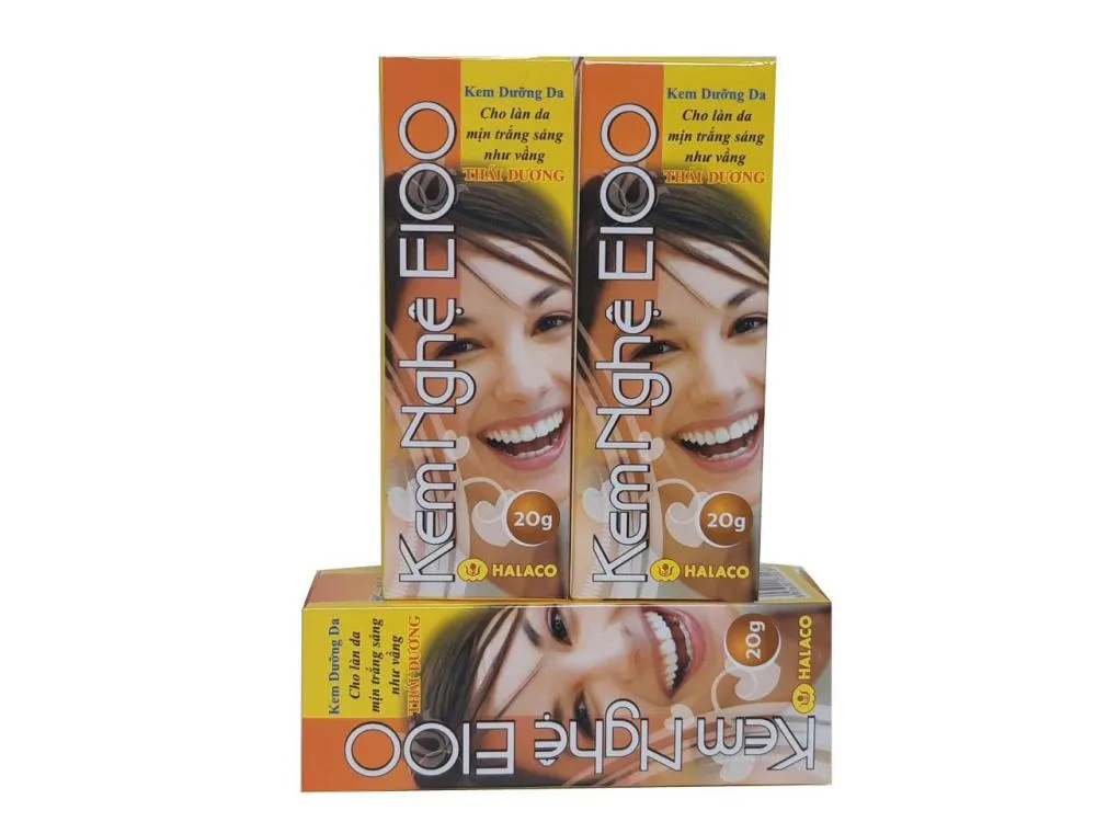 Sản phẩm kem nghệ - E100 của Công ty TNHH Tân Hà Lan - Halaco. Ảnh từ website công ty. Sản phẩm kem nghệ - E100 của Công ty TNHH Tân Hà Lan - Halaco. Ảnh từ website công ty.