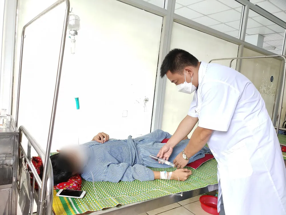 Sau 1 ngày phẫu thuật, bệnh nhân đã ổn định, đỡ đau nhiều.