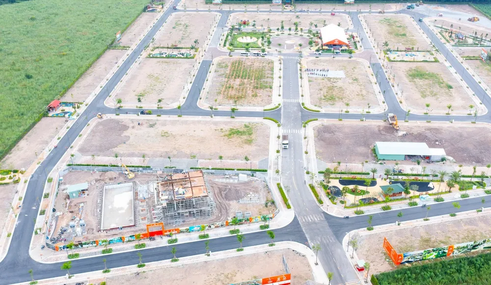 Một loạt doanh nghiệp lớn đang tích cực tham gia phát triển dự án từ quỹ đất lớn. Ảnh: QH du-an-dat-nen2.jpg