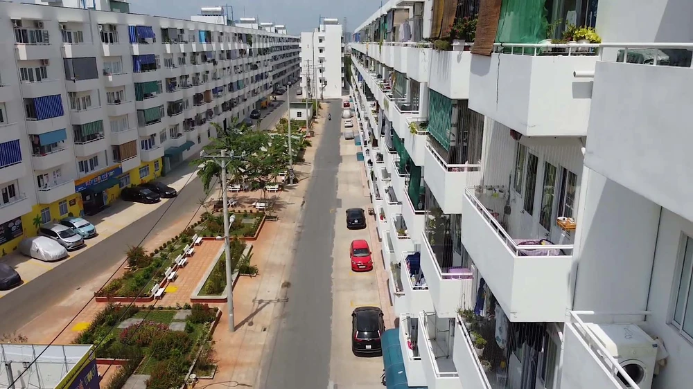 Hoán đổi quỹ đất 20% dành cho nhà ở xã hội ở vị trí khác phải đảm bảo nguyên tắc có giá trị tương đương. Ảnh: QH hinh-nha-o-xa-hoi-le-thanh.jpg