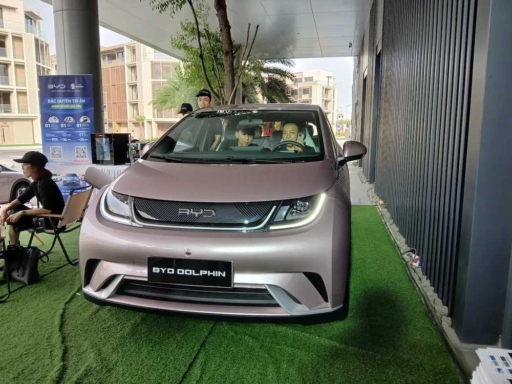 BYD kỳ vọng được sự đón nhận của thị trường Việt Nam với những mẫu xe điện an toàn. Ảnh: QH xe điện trung quốc