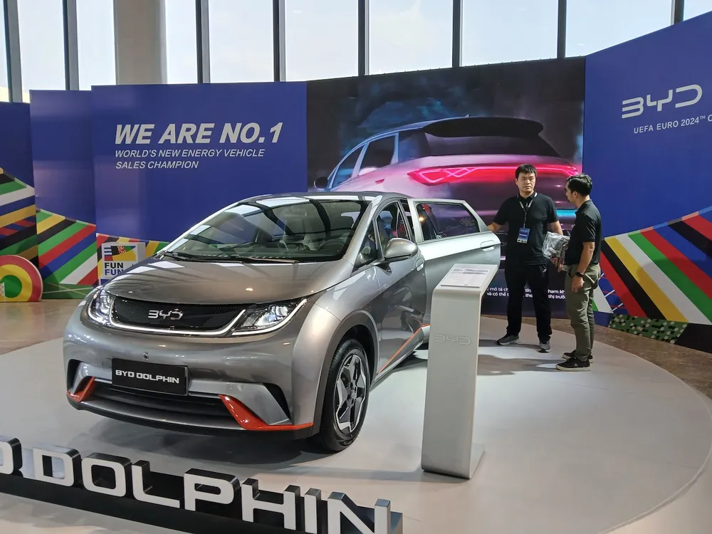 Mẫu xe điện hatchback của BYD. Ảnh: QH xe-dien-trung-quoc-byd3.jpg