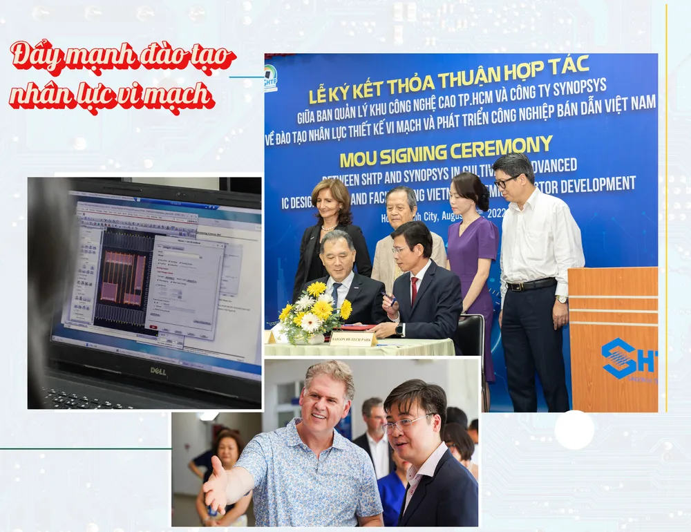 Để trở thành trung tâm vi mạch của cả nước, TP.HCM đã có nhiều bước tiến trong việc hình thành hệ sinh thái bán dẫn và sản xuất vi mạch. trung tâm vi mạch