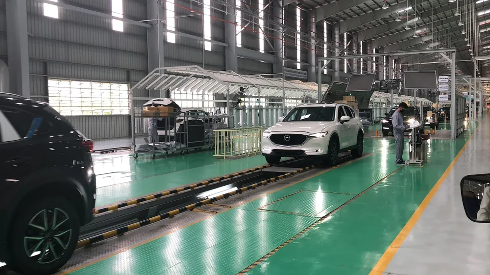 Mục tiêu tổng sản lượng xe sản xuất và lắp ráp trong nước đạt tốc độ tăng trưởng bình quân hàng năm khoảng 18 - 20%/năm, sản lượng đạt khoảng 600.000 - 700.000 chiếc vào năm 2030. Ảnh: QH 1-trieu-oto-Viet-Nam4.JPG