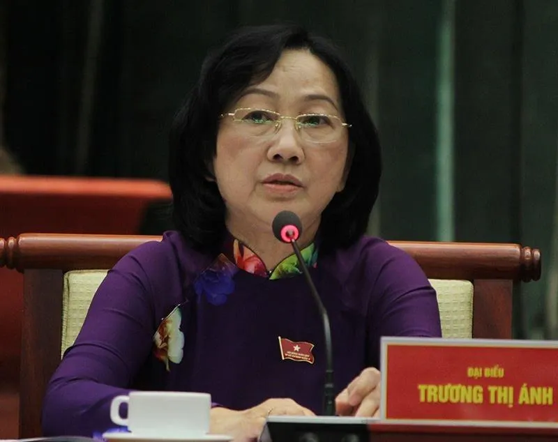 Bà trương thị ánh trúng cử