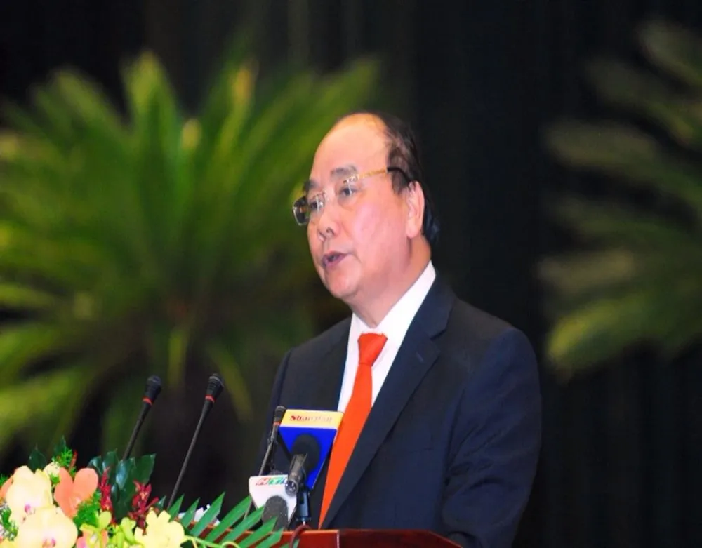 thủ tướng phát biểu tại hội nghị