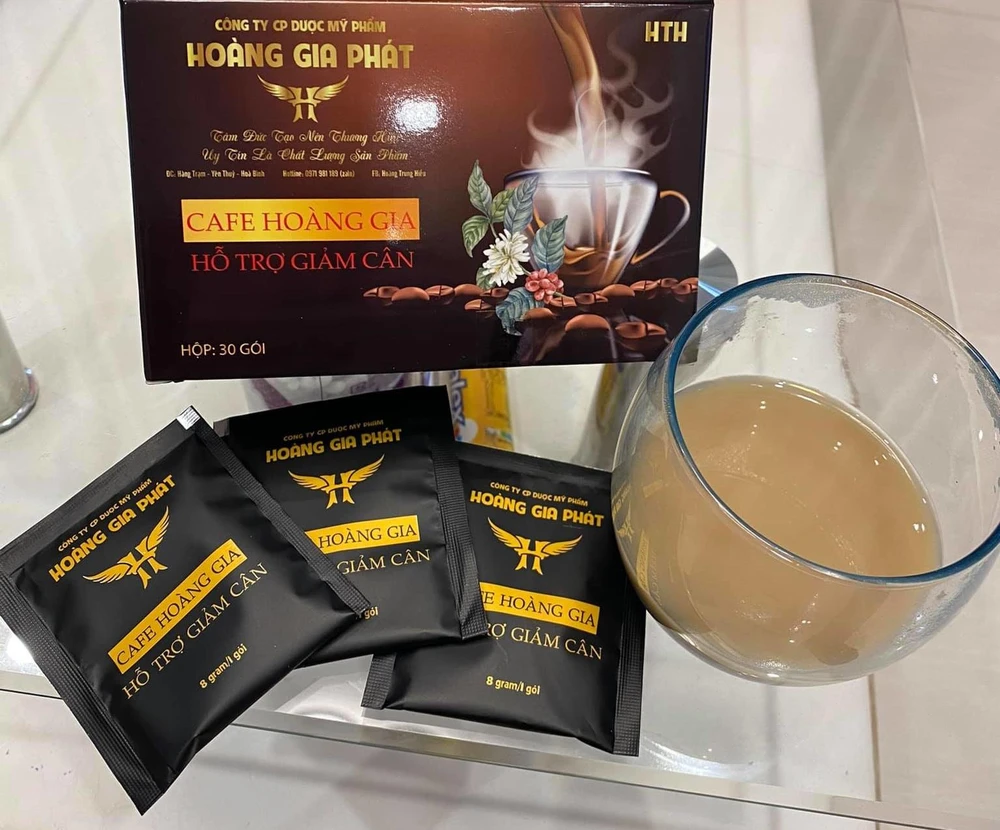 Sản phẩm thực phẩm bổ sung Hoàng Gia bị thu hồi. Ảnh: Voso