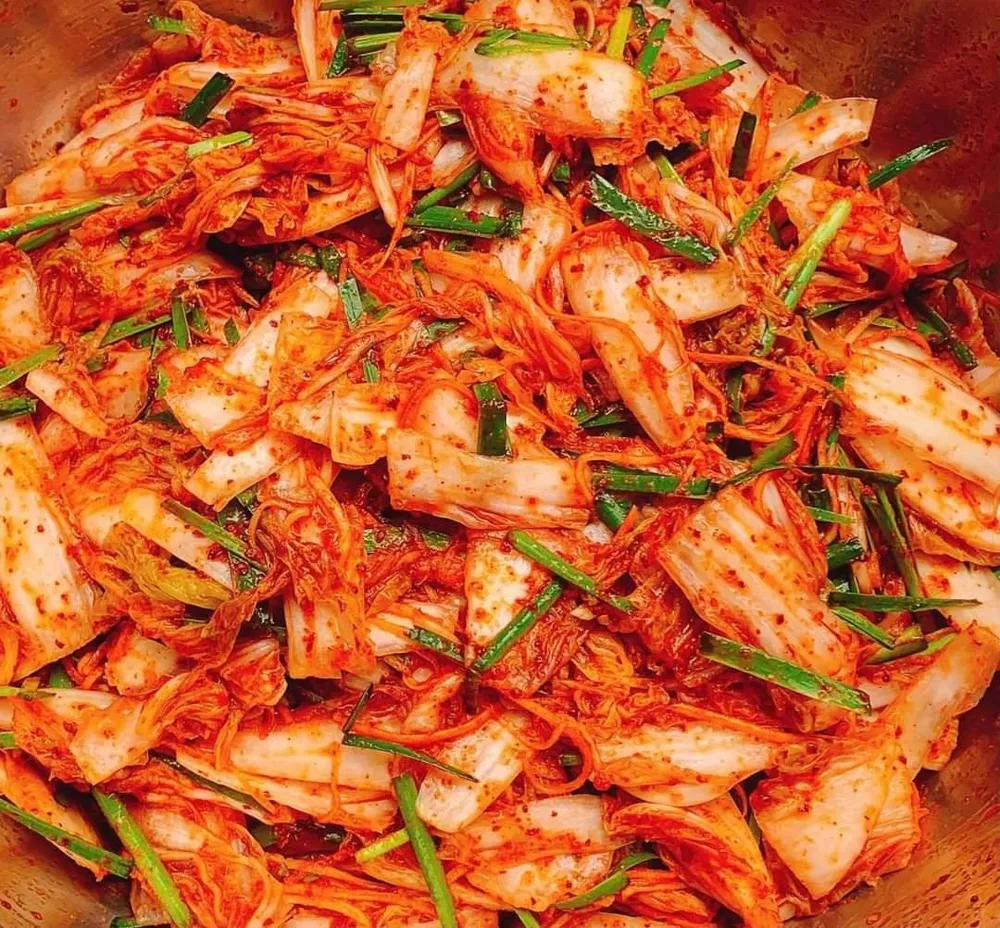 Kim chi rất hiệu quả trong bữa ăn kiêng của phụ nữ Hàn Quốc. ẢNH: H.QUYÊN