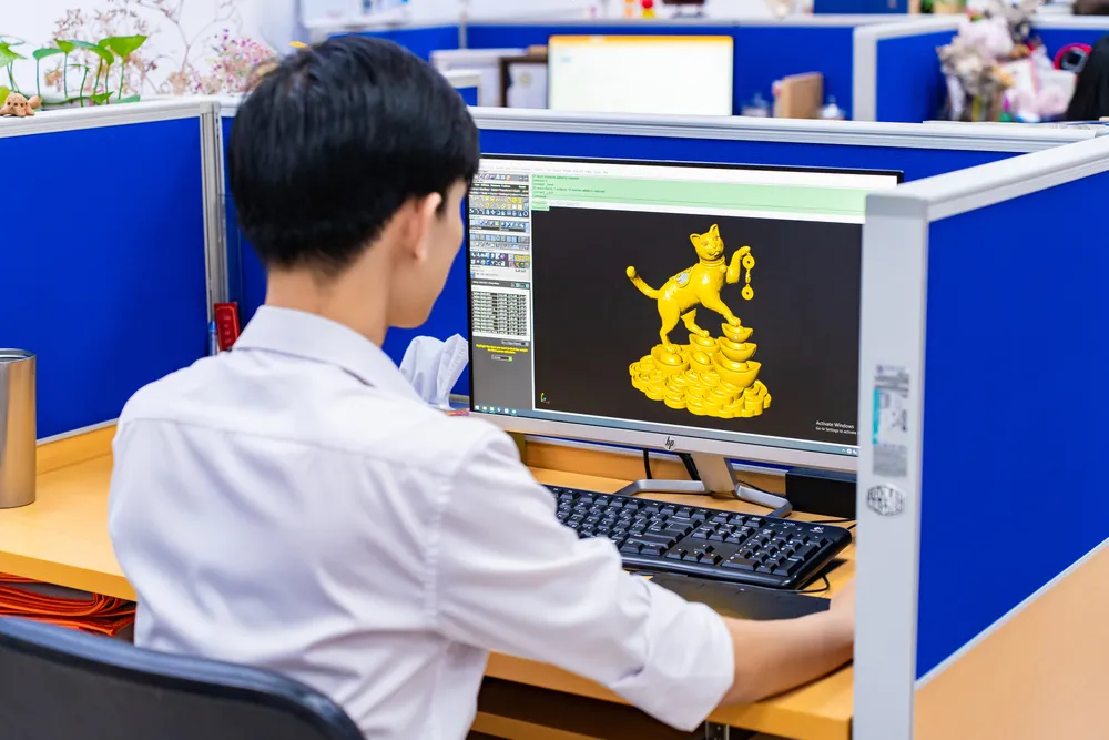 Nhân viên thiết kế đang chỉnh sửa bản thảo tượng. Bộ sưu tập này mang ý nghĩa mang lại may mắn và tài lộc cho người sở hữu. Nhân viên thiết kế đang chỉnh sửa bản thảo tượng. Bộ sưu tập này mang ý nghĩa mang lại may mắn và tài lộc cho người sở hữu.