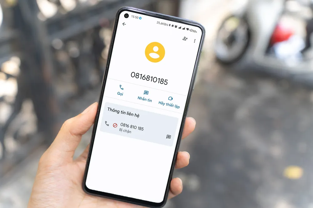 Số điện thoại tự xưng là Bộ TTTT gọi tới để lừa đảo người dân.
