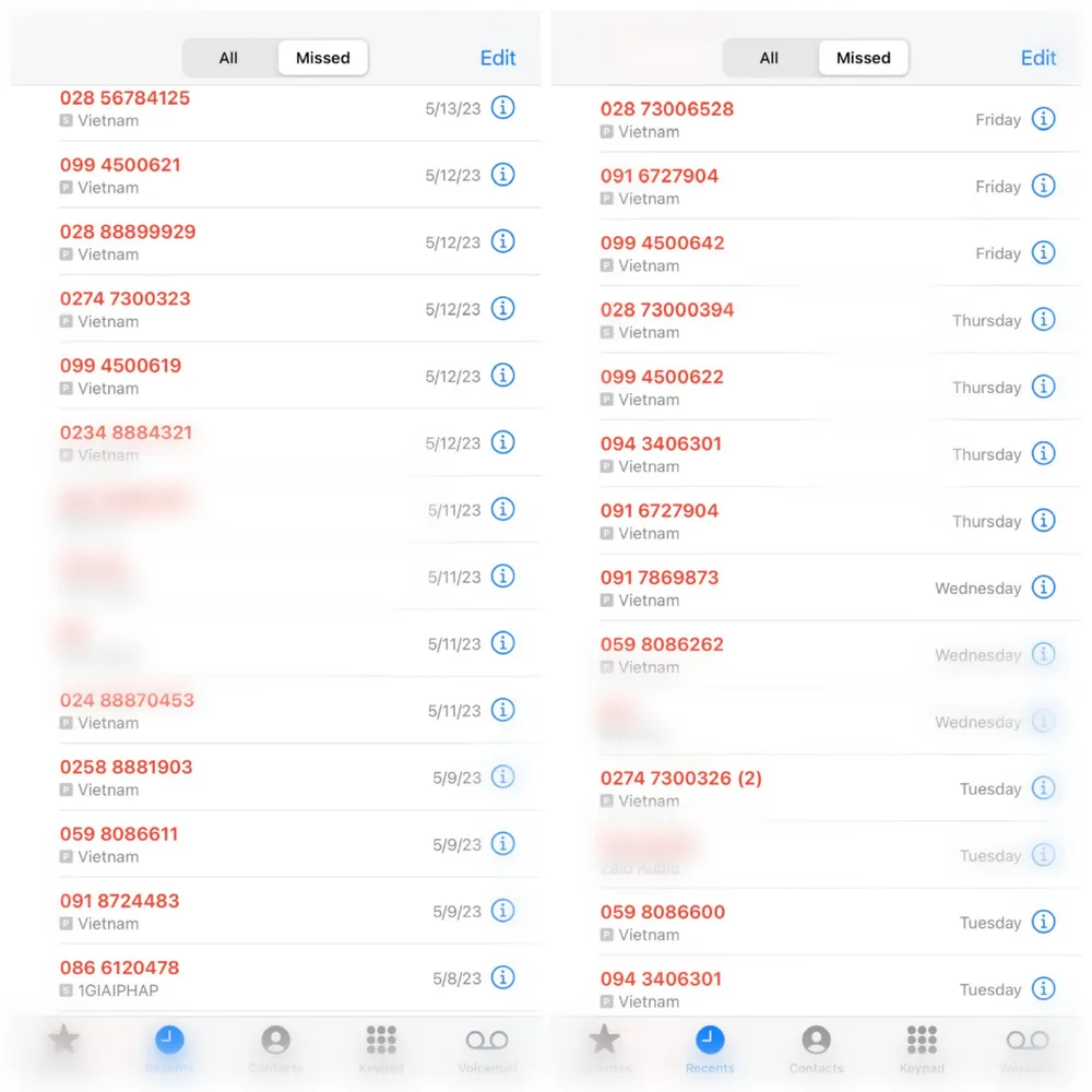 Các cuộc gọi mời chào quảng cáo, việc nhẹ lương cao... làm phiền anh An từ sáng tới tối. Ảnh: HẠ QUYÊN
