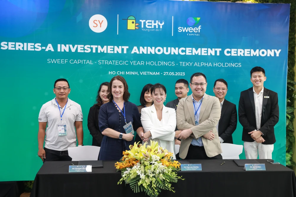 TEKY nhận thêm 6 triệu USD vốn đầu tư từ quỹ Sweef Capital và Strategy Year Holdings. ẢNH: THU HÀ