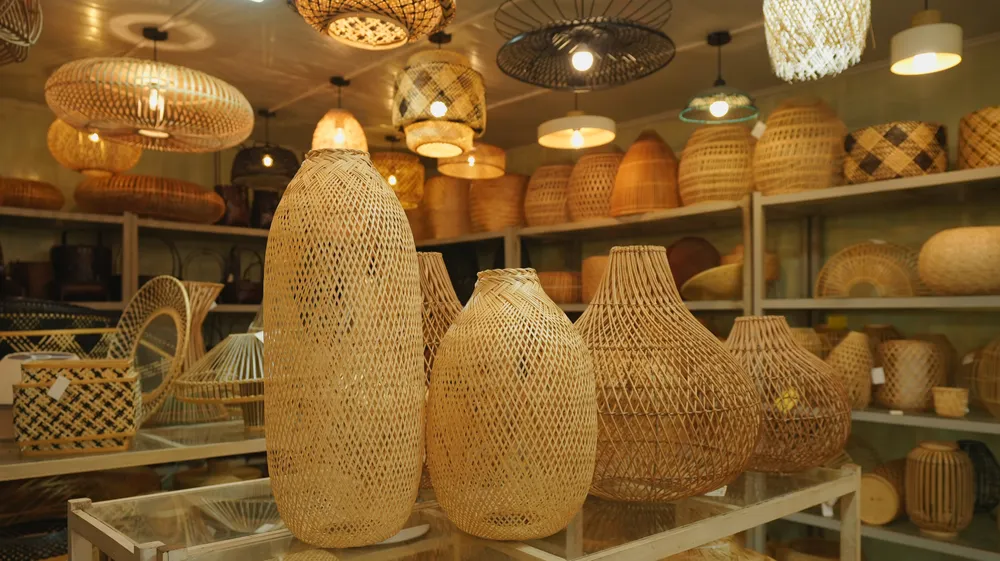 Sản phẩm mây, tre, cói của Việt Nam đang được khách hàng quốc tế ưa chuộng trên Amazon. Ảnh: Amazon cung cấp