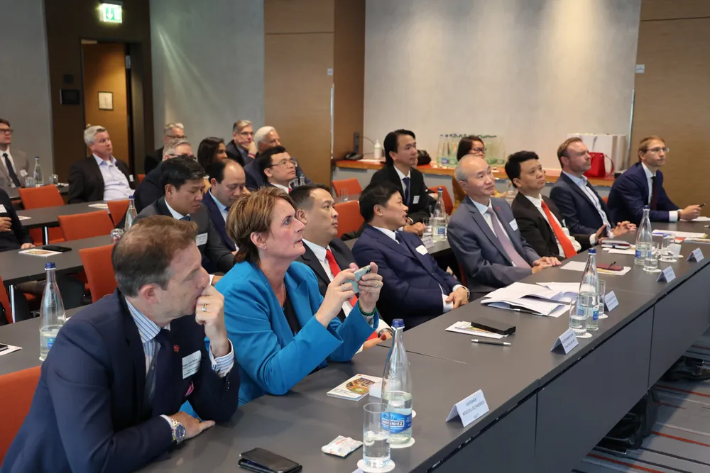 Hội thảo thu hút 30 doanh nghiệp châu Âu. Ảnh: BTC Hội thảo thu hút 30 doanh nghiệp châu Âu. Ảnh: BTC