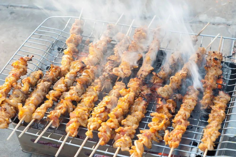 khói thịt nướng