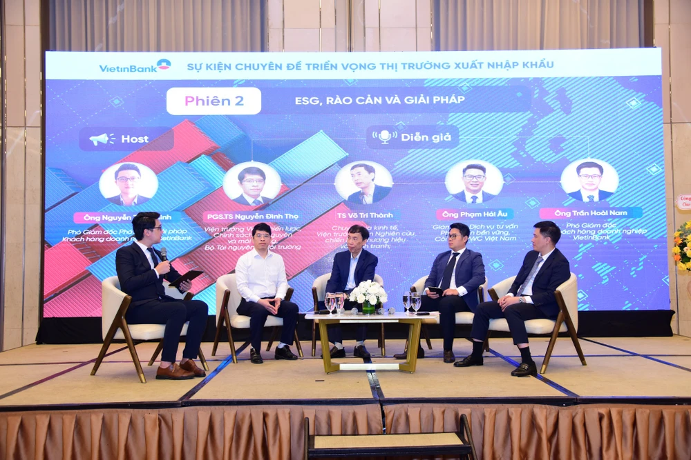Theo các chuyên gia ESG là câu chuyện sống còn của DN xuất khẩu. Ảnh: THU HÀ esg