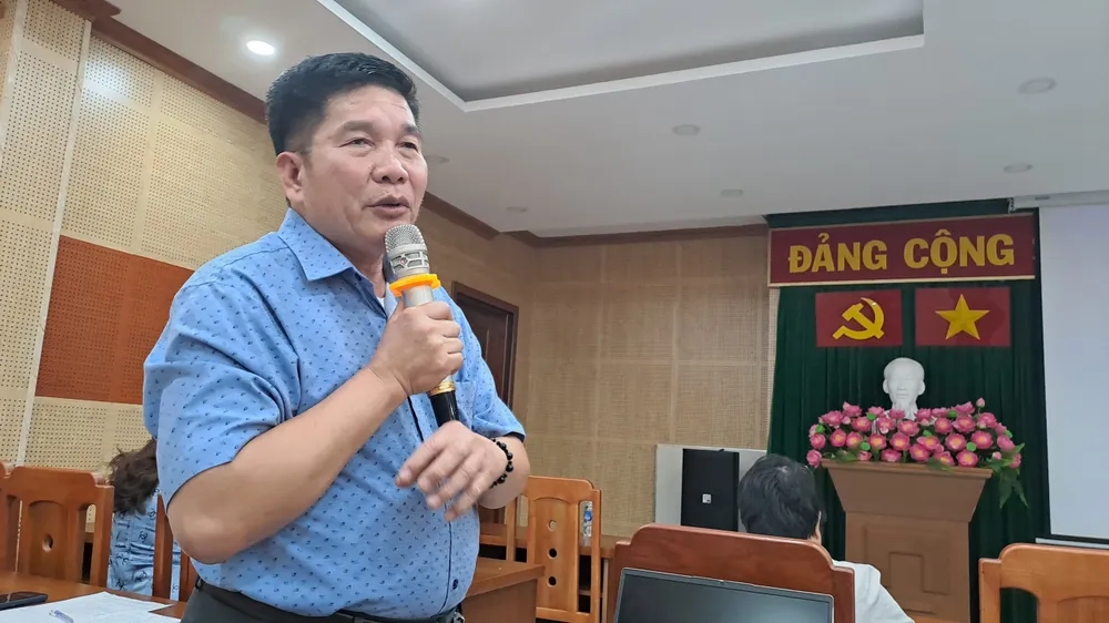 Ông Nguyễn Chí Công Chủ tịch Hiệp hội chăn nuôi Đồng Nai. ẢNH: THU HÀ giá trị xuất khẩu