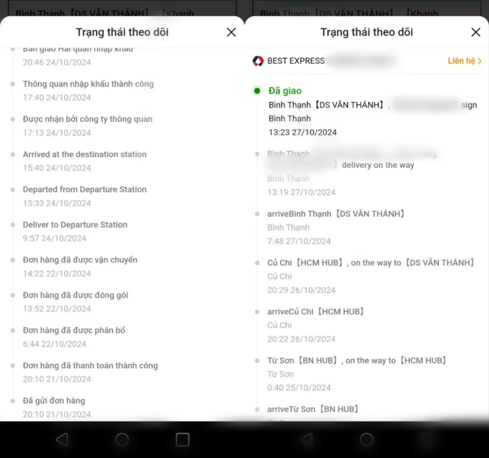 hàng hóa trên temu