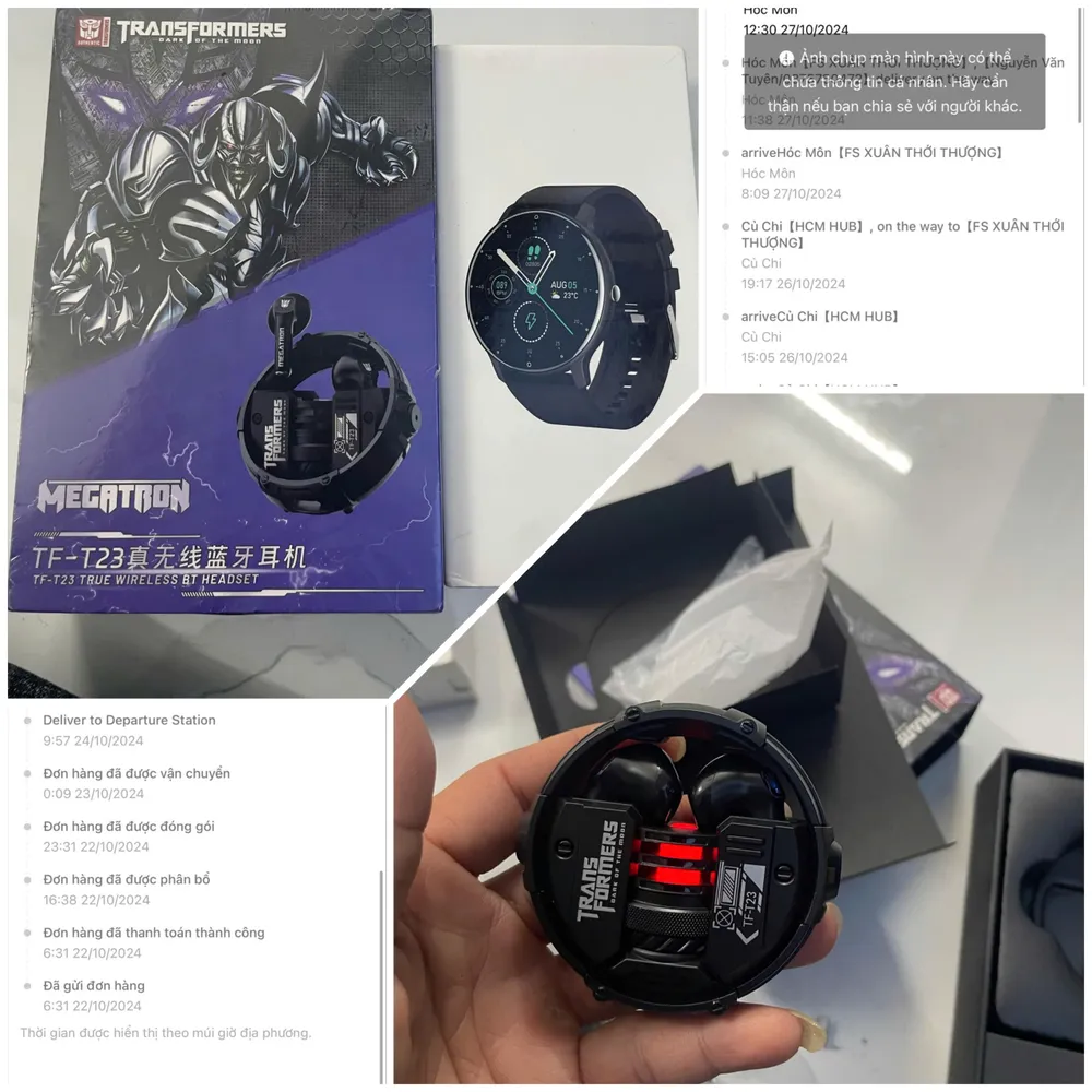 hàng hóa trên Temu