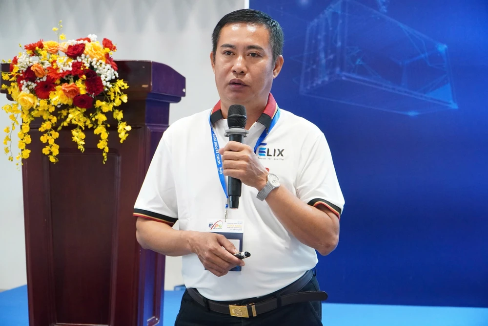 Ông Lê Thanh Liêm, Phó Tổng giám đốc sàn TMĐT Felix cho biết nông sản còn nhiều dư địa trên thương mại điện tử xuyên biên giới. Ảnh: THU HÀ thương mại điện tử