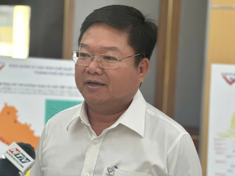 Ông Lê Văn Thinh, Trưởng Ban quản lý Hepza. ẢNH: THU HÀ khu công nghiệp