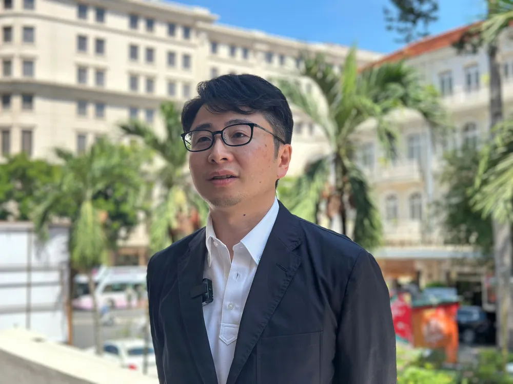 Ông Oki Ito, Tổng Giám Đốc Quan hệ đối tác và Dự án chiến lược, TikTok khu vực APAC. ẢNH: THU HÀ sáng tạo nội dung