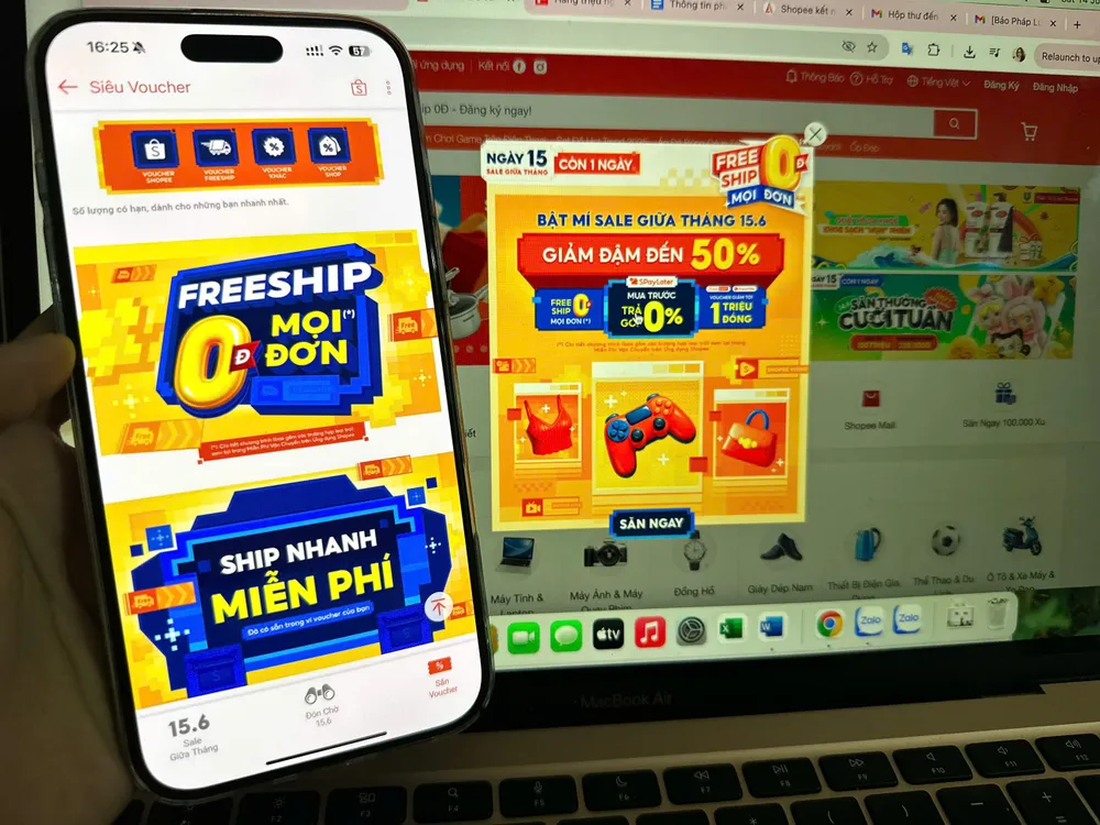 Shopee chính thức triển khai chương trình “Phí Ship 0Đ mọi đơn” trên toàn sàn. ẢNH: HẠ QUYÊN SHOPEE VIỆT NAM