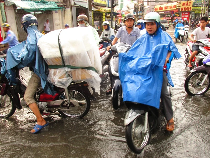 Người Sài Gòn nhẹ nhõm đón cơn mưa quý hơn vàng ảnh 14