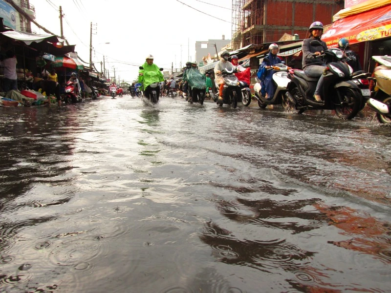 Người Sài Gòn nhẹ nhõm đón cơn mưa quý hơn vàng ảnh 16