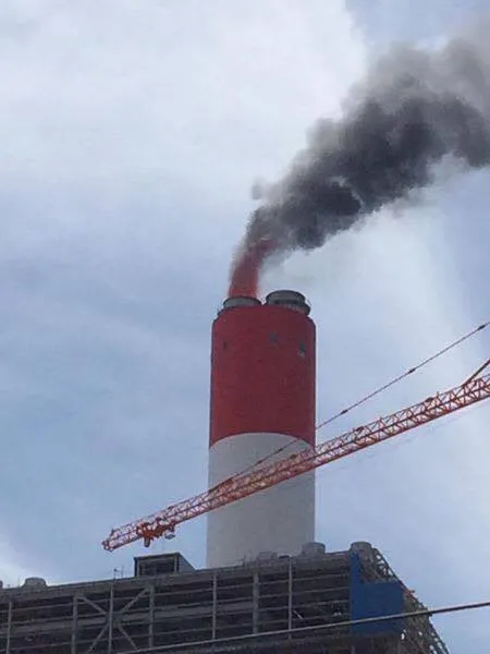 Cháy ở Nhà máy nhiệt điện Vĩnh Tân ảnh 1 Cháy ở Nhà máy nhiệt điện Vĩnh Tân ảnh 1